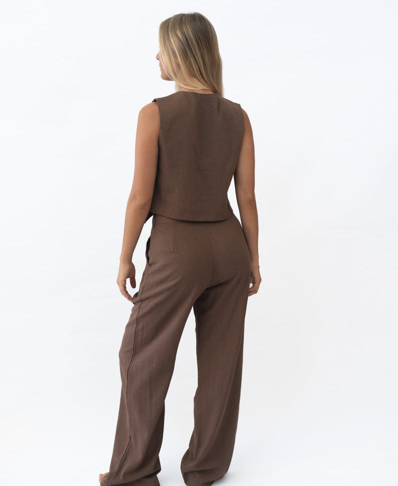 Claire Pant | Chocolate