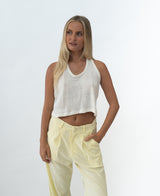 Lazy Beach Halle | Off White - Tank Tops