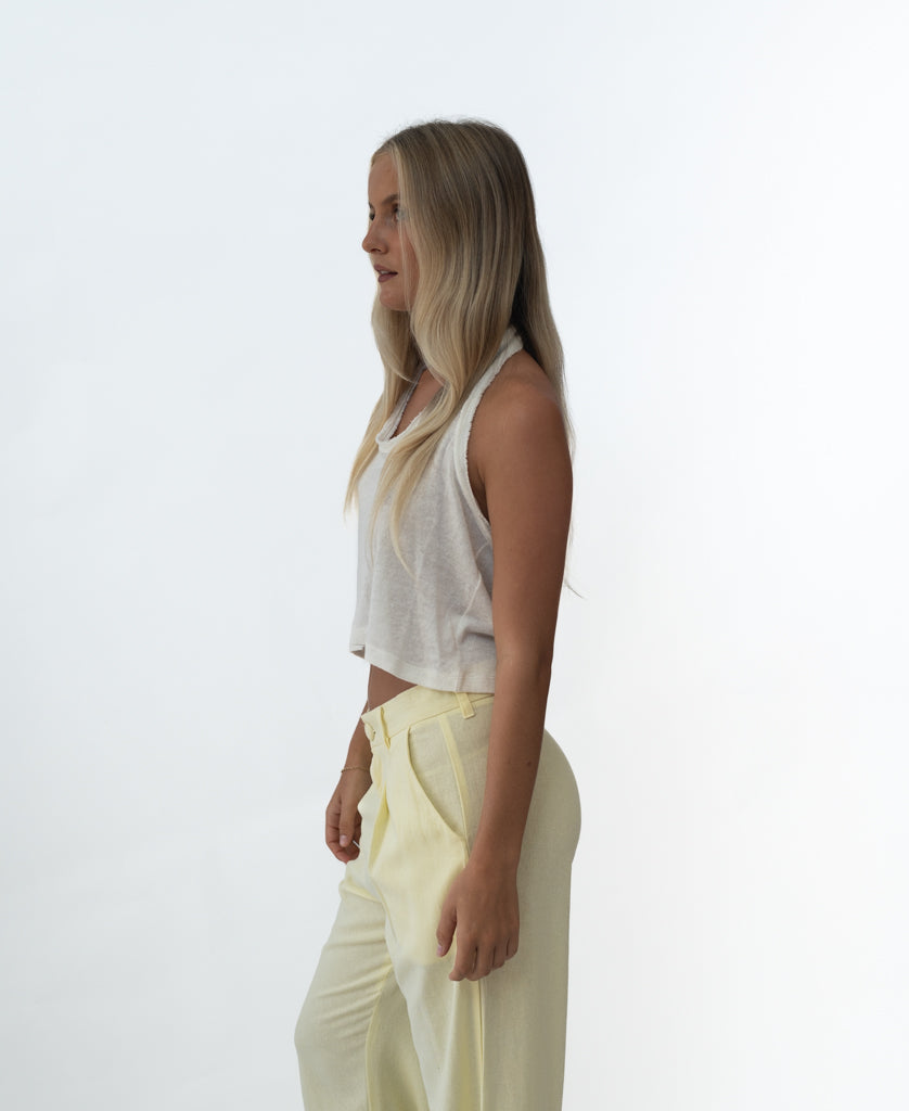 Lazy Beach Halle | Off White - Tank Tops