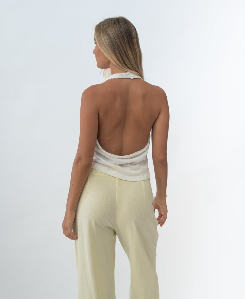 Lazy Beach Halle | Off White - Tank Tops