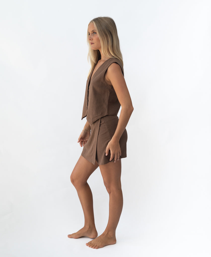 Lazy Beach Maci Skort | Chocolate - Skorts