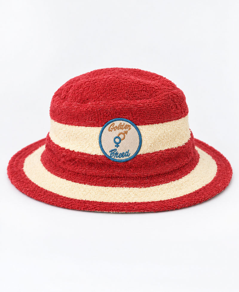 Golden Breed Nathan Terry Bucket Hat | Wash Red - Bucket Hats