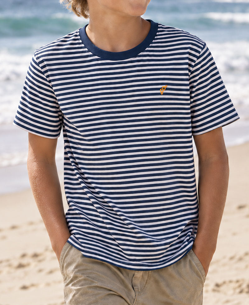 Golden Breed Picket Stripe Kids Tee - T-Shirts