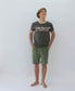Retro Ringer Tee | Wash Black