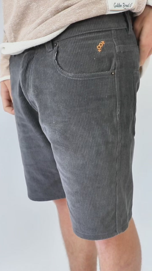 Floyd Cord Walkshort | Wash Black