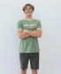 Retro Ringer Tee | Leaf Green