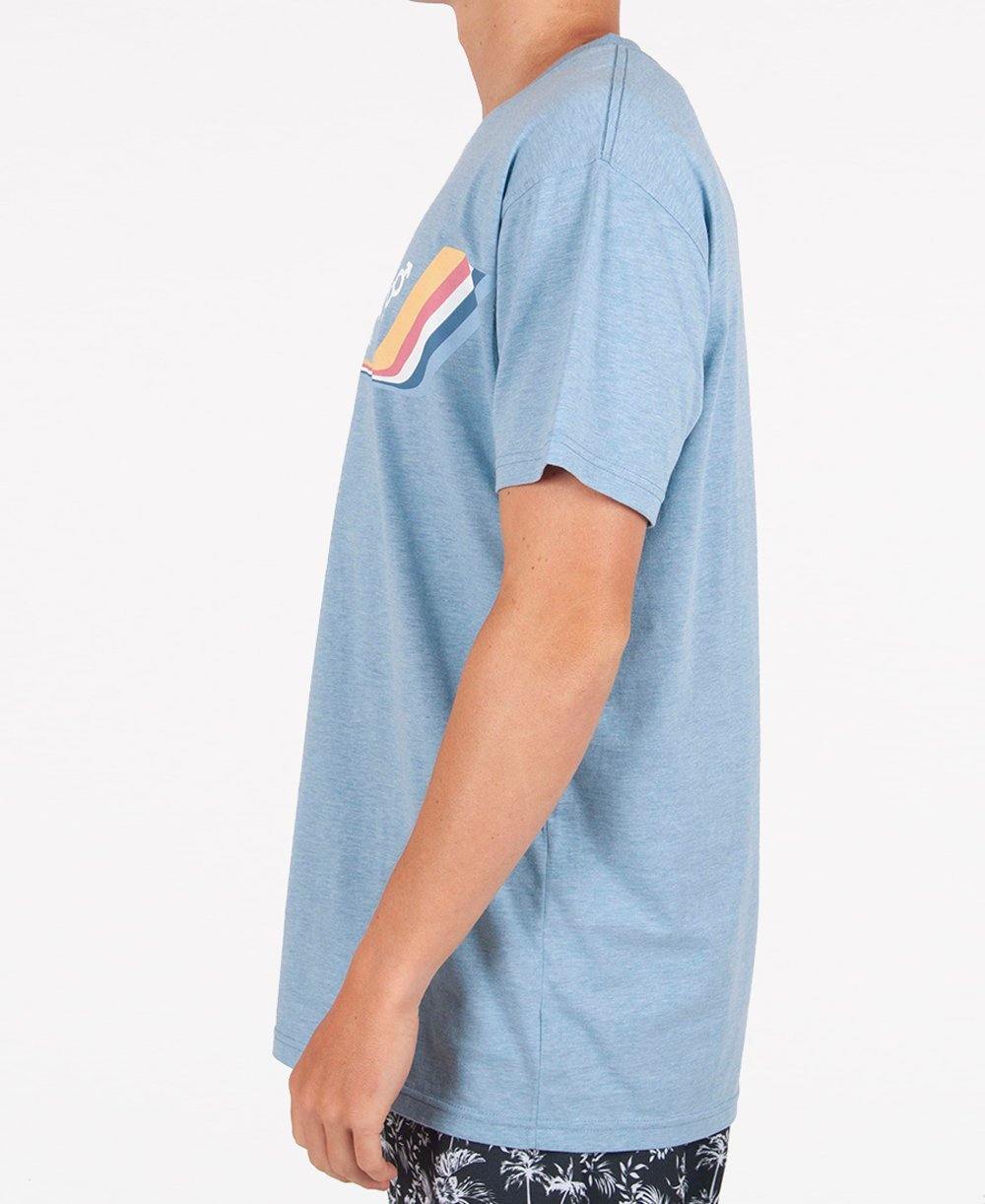 Deluxe Retro Surf Tee | Sea Blue Marle