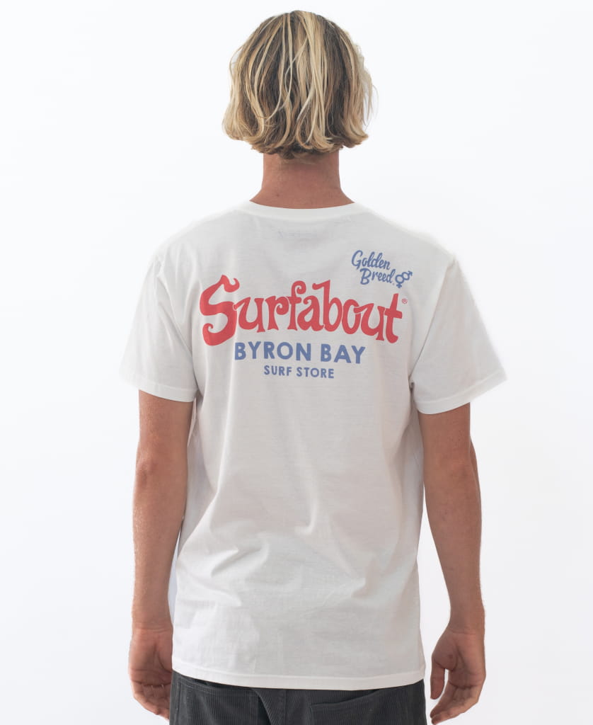 Golden Breed Byron Surfabout Tee | Off White - T-Shirts
