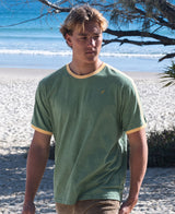 Golden Breed Throwback Tee | Leaf Green - T-Shirts