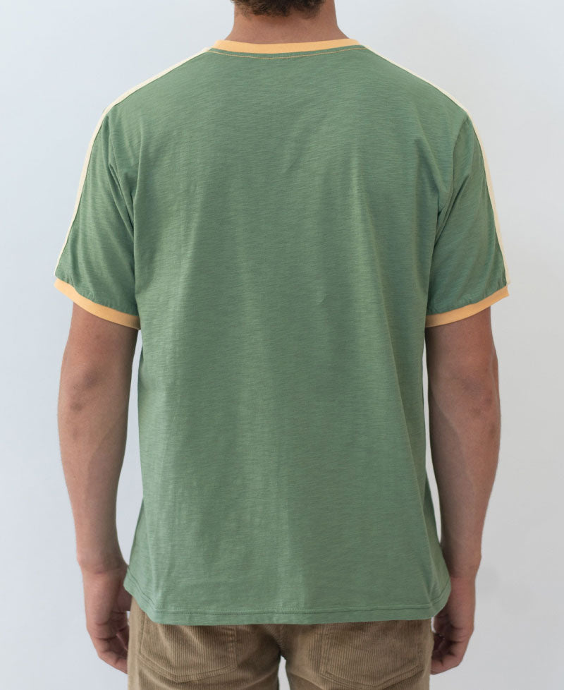 Golden Breed Throwback Tee | Leaf Green - T-Shirts