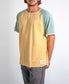 Raglan Short Sleeve Rag Top | Mustard - Golden Breed