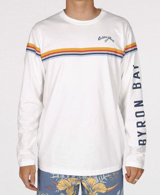 Byron Cali LS Tee | Off White - Golden Breed