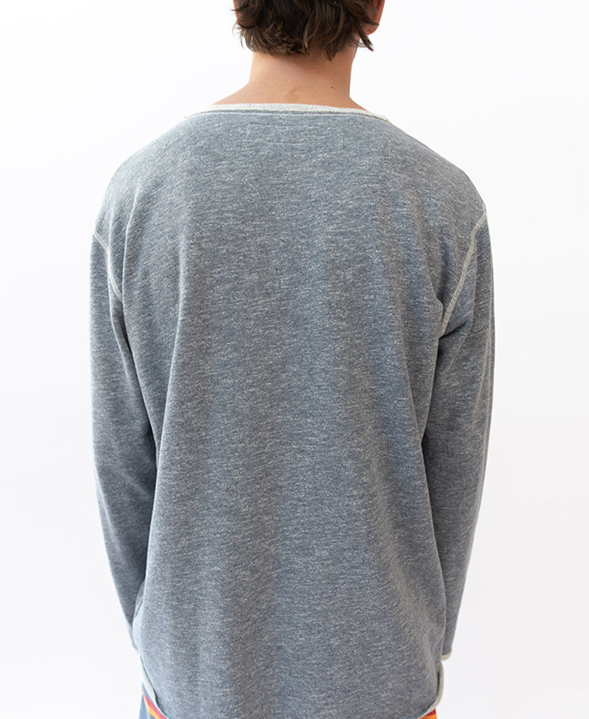 Classic Rag Top | Navy Marle - Golden Breed