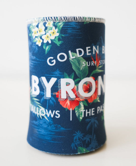 Byron Stubby Holder Aloha | Dark Navy - Golden Breed
