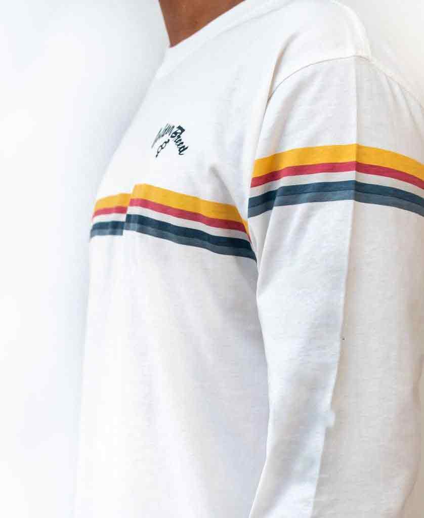 California LS Tee | Off White - Golden Breed