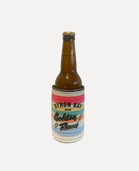 Byron Stubby Holder | Stripe - Golden Breed