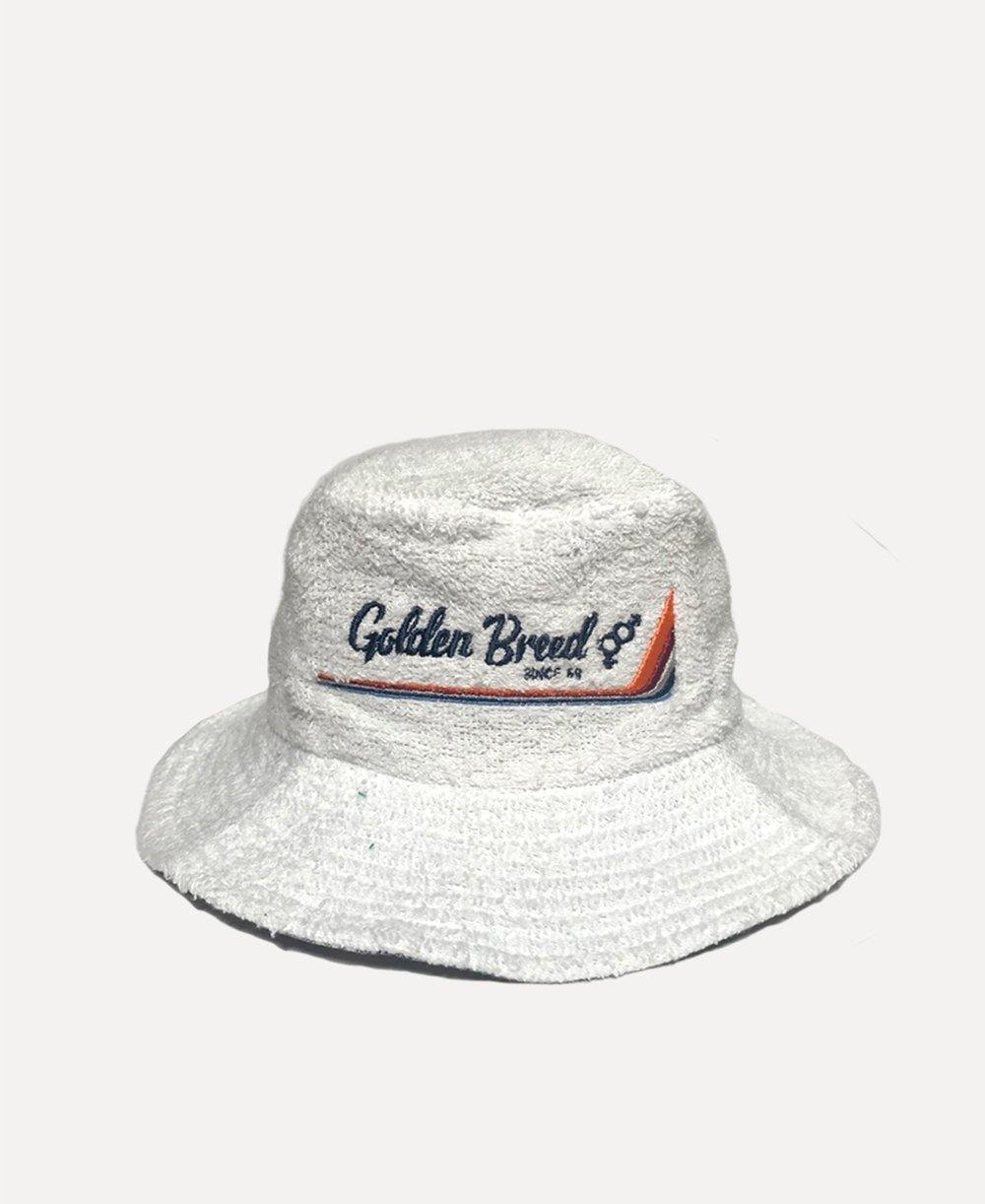 Norris Terry Bucket Hat | White - Golden Breed