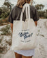 Logo Tote Bag | Off White - Golden Breed