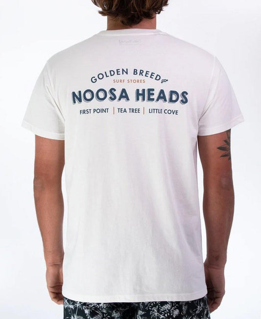 Noosa Old School Tee | Off White - Golden Breed