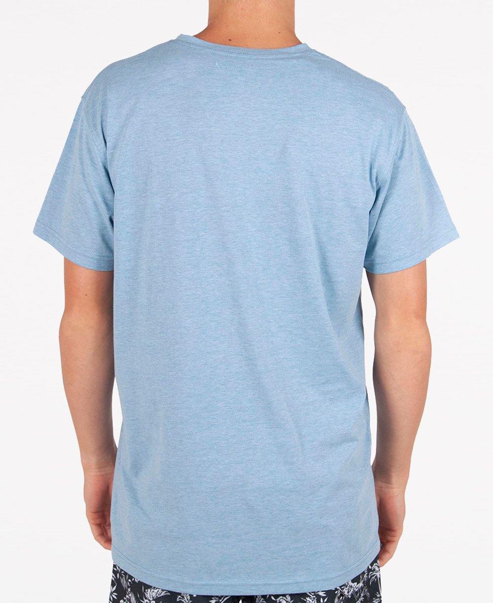 Deluxe Retro Surf Tee | Sea Blue Marle - Golden Breed
